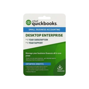 QuickBooks Desktop Enterprise 2024 for 1 User | 1-Year Subscription | Digital Delivery