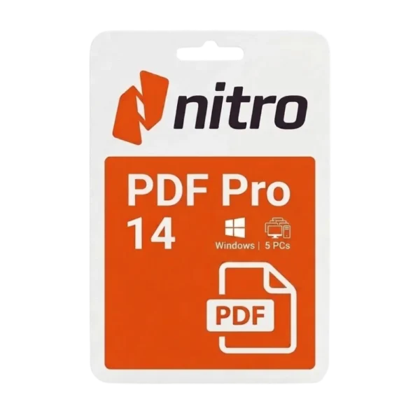 Nitro PDF Pro 14 (5 PCs, Windows) — Genuine License Key