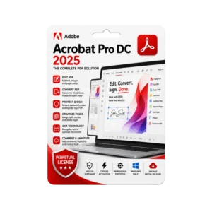 Adobe Acrobat Pro DC 2025 Professional (1 User, Windows) – Perpetual Digital Licence