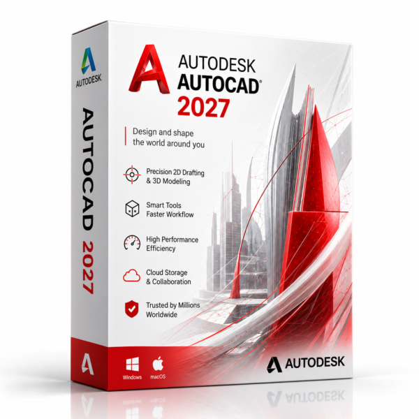 Autodesk AutoCAD 2027 – 3 Year Subscription – License Key
