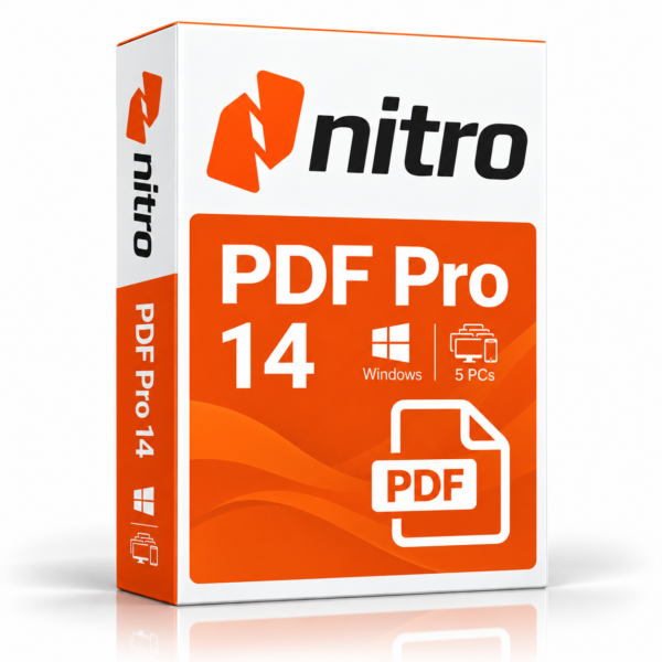 Nitro PDF Pro 14 (5 PCs, Windows) — Genuine License Key