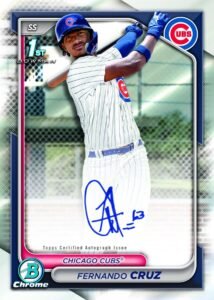 2024 Bowman Chrome® Baseball - Hobby Box — official card sample 8