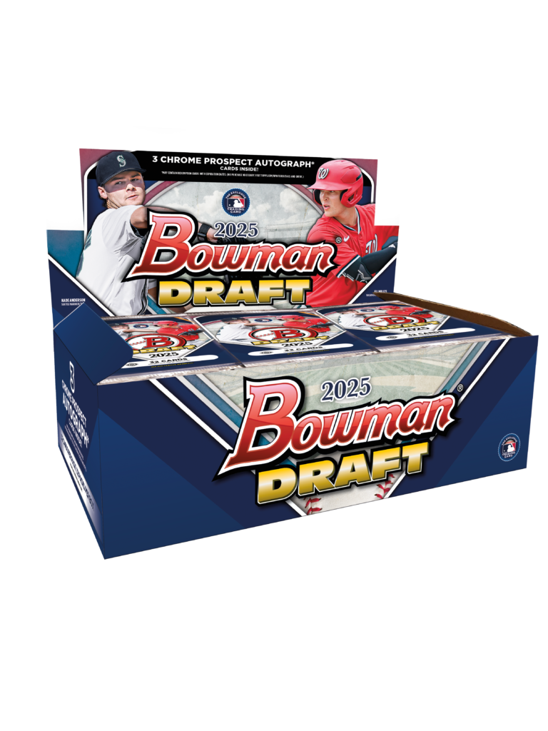2025 Bowman Draft Baseball - Hobby — open display box