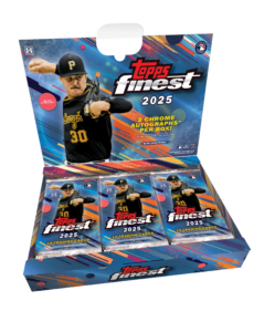 2025 Topps Finest Baseball - Hobby Box — open display box
