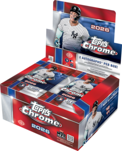 2026 Topps Chrome Baseball Jumbo Box packaging