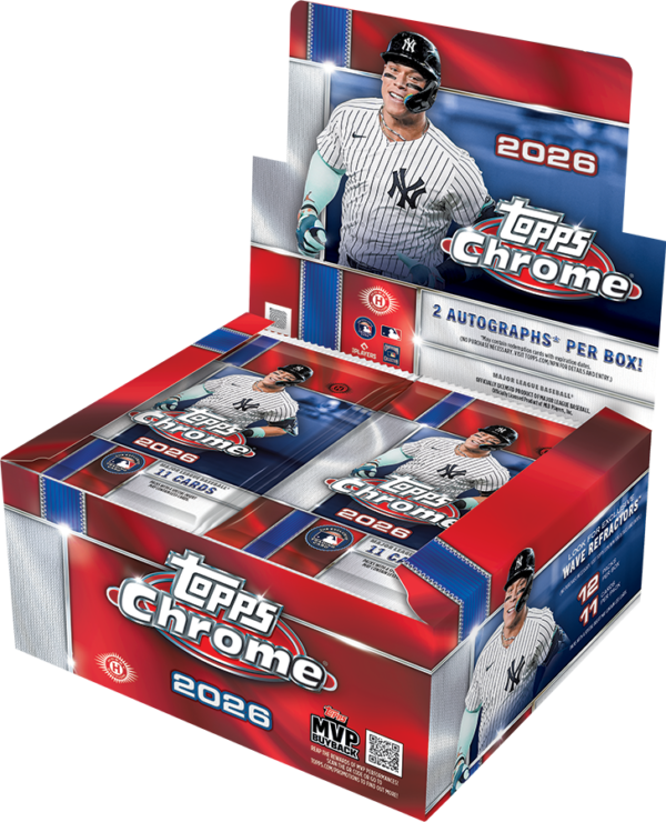 2026 Topps Chrome® Baseball — Jumbo Box