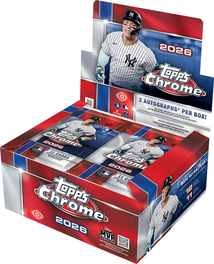 2026 Topps Chrome® Baseball — Jumbo Box