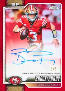 2026 Topps Chrome Football — official collection sample; pictured cards not guaranteed