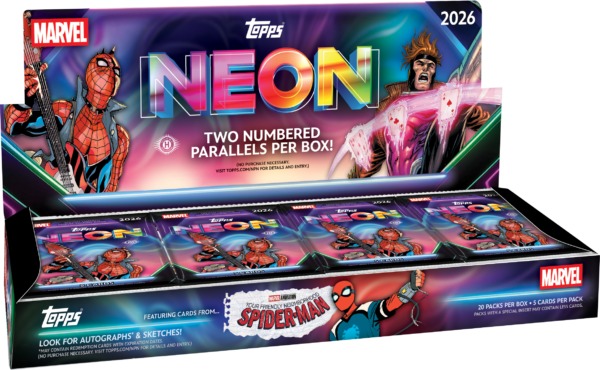 2026 Topps Neon Marvel — Hobby Box