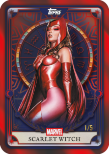 2026 Topps Neon Marvel — official collection sample 14; pictured cards not guaranteed