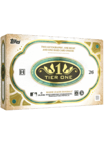 2026 Topps Tier One Baseball - Hobby Box — closed box packaging