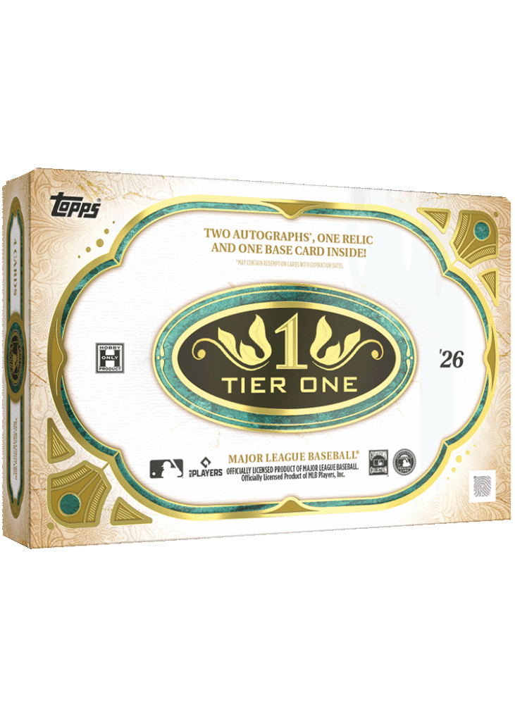 2026 Topps Tier One Baseball - Hobby Box — closed box packaging