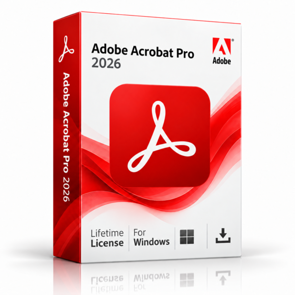 Adobe Acrobat Pro 2026 Licence Key — Windows, 1 PC, Lifetime