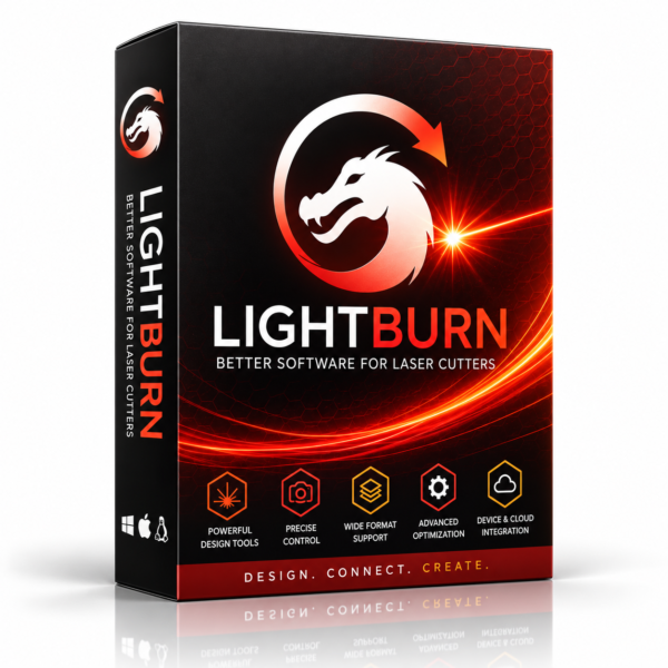 LightBurn Laser Design & Control Software | Lifetime License | Windows & Mac