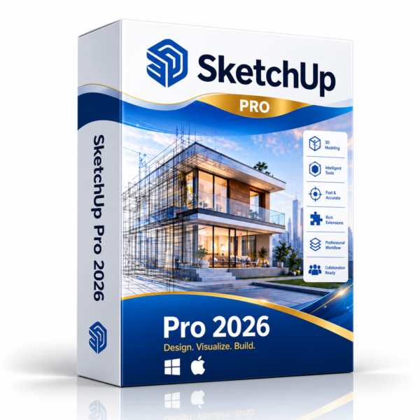SketchUp Pro 2026 | Digital License | Windows & Mac